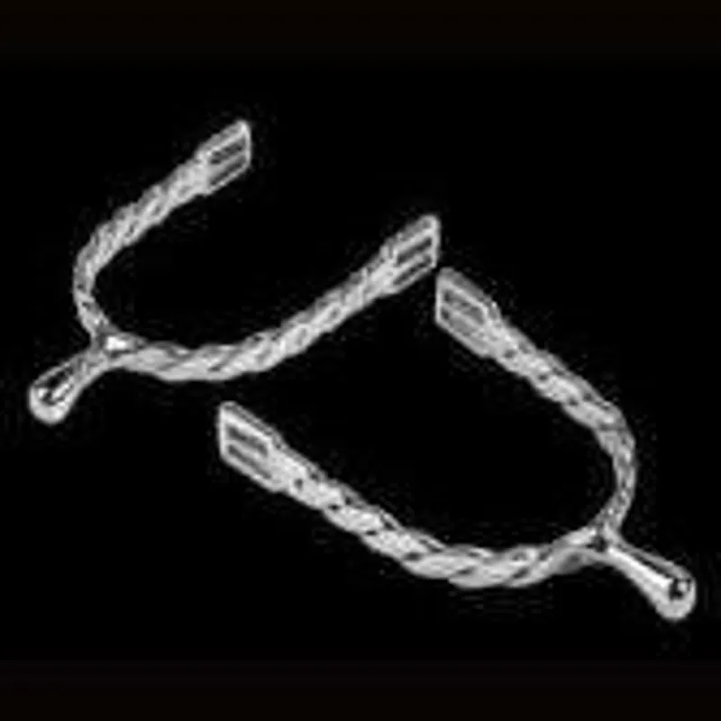 Jeffries Twisted Sides Ball End Spurs